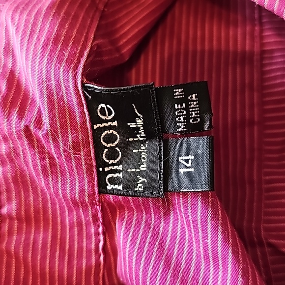 nicole By Nicole Miller Button Up Blouse Size M NWOT Tote E - Picture 4 of 6